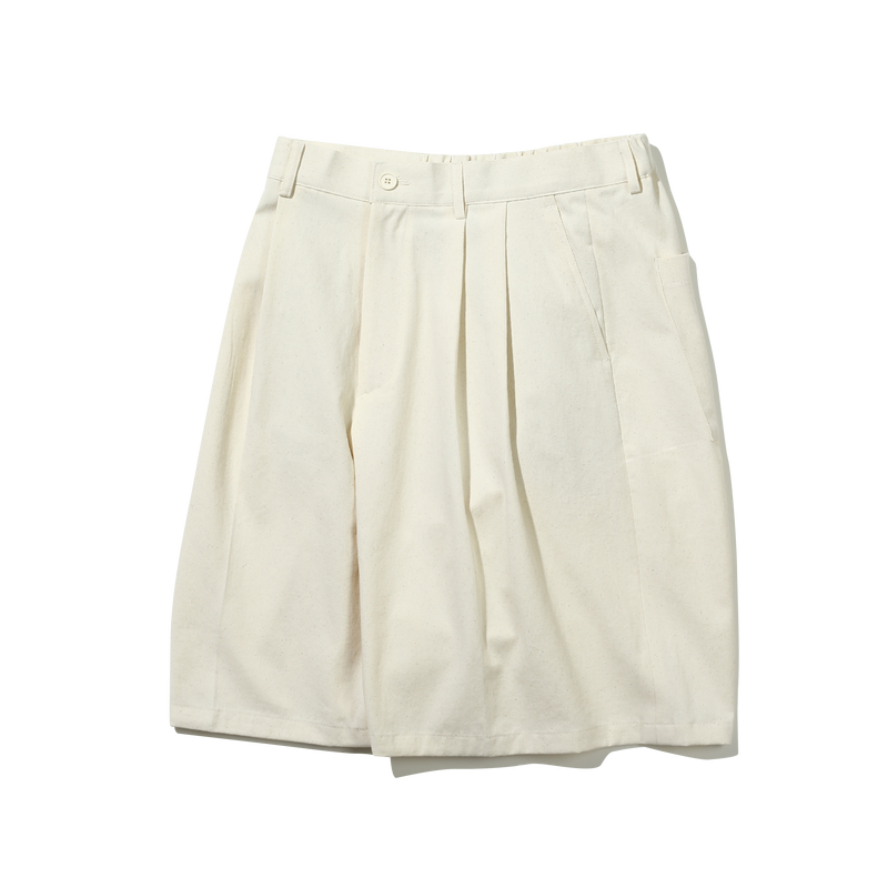 Durable Bermuda Pants (Cream)