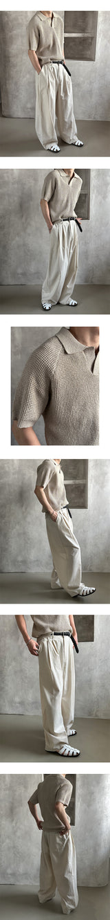 [S/S] Linen raglan open kara knit(4color)