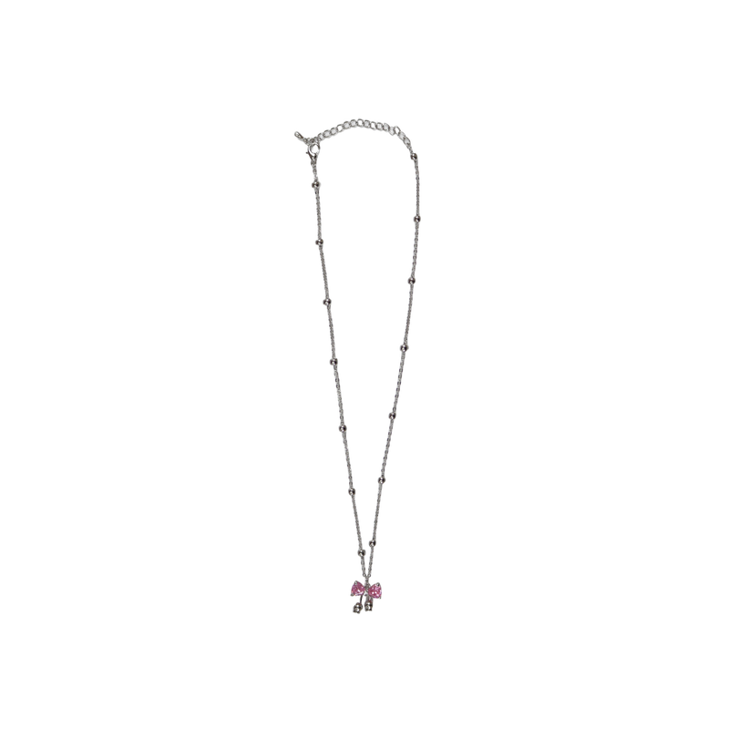 TWINKLE RIBBON CHAIN NECKLACE (2 COLORS)