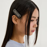 Logo hair pin