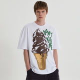 Maltesecream half sleeve T-shirt