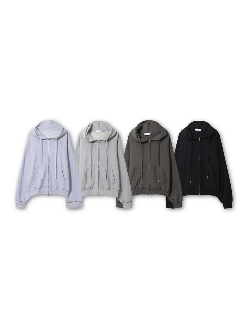 Reo Hooded Zip Up (4color)
