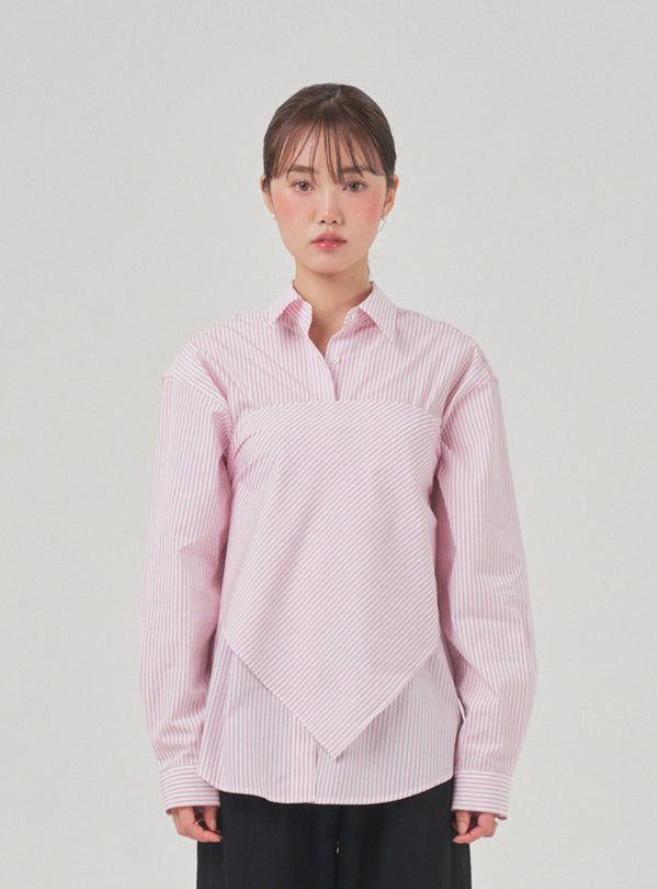 Stripe shirt (pink)
