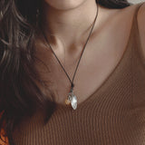Feather Leather Necklace