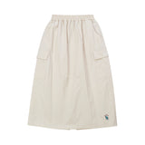 [THE SMURFS] Nylon Hood Zip-up & Long Skirt Set-up_(3 Colors)