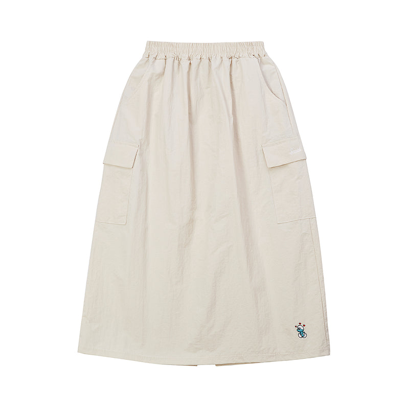 [THE SMURFS] Nylon Hood Zip-up & Long Skirt Set-up_(3 Colors)