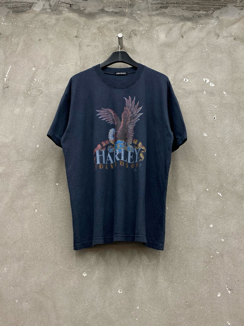 (Unisex) ハーレーイーグルTシャツ(2color)