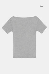 Brut simple boat-neck T-shirt