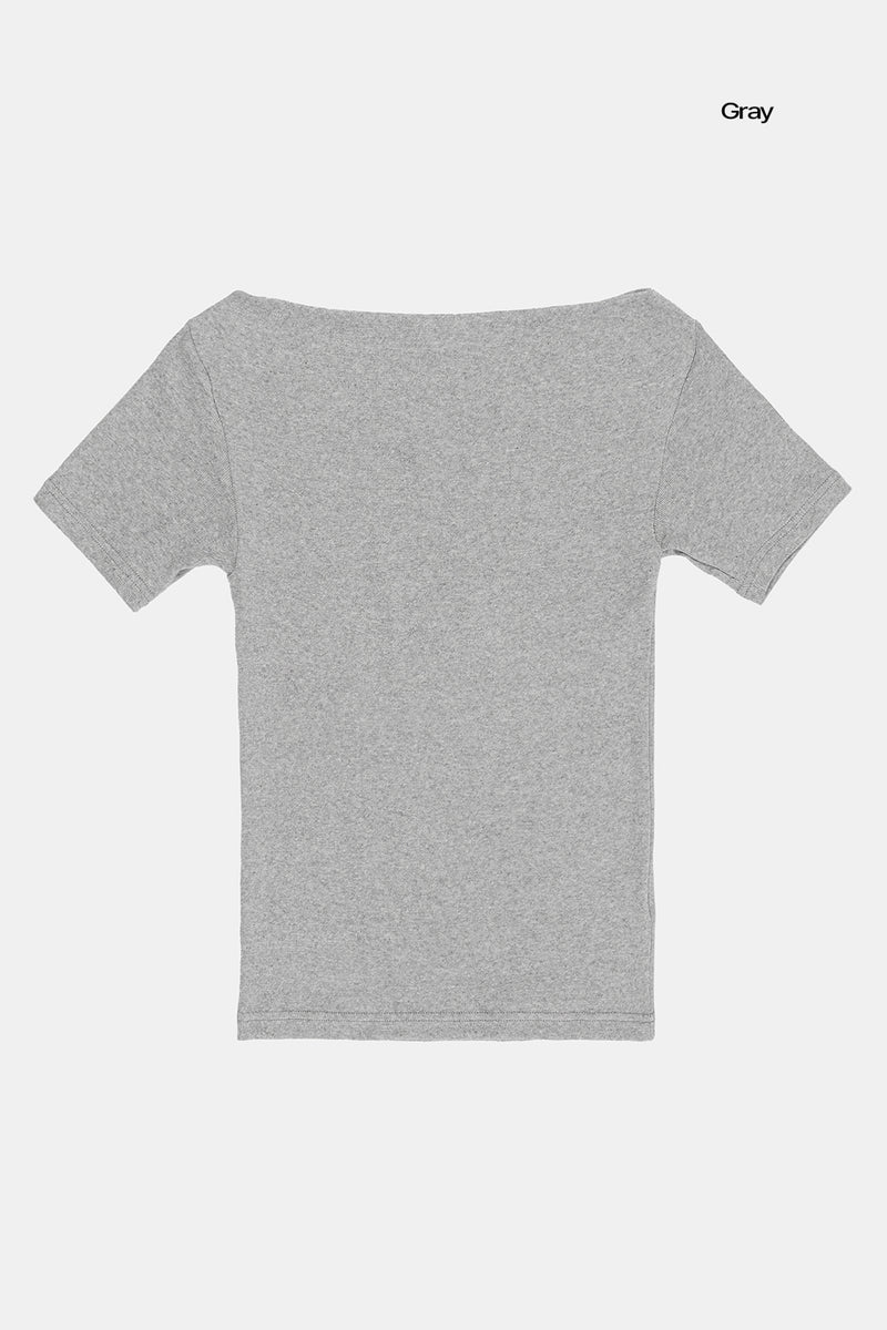 Brut simple boat-neck T-shirt