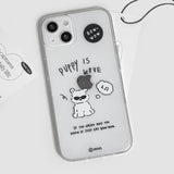 [Gel-hard] PUPU Fluffy puppy Phone case