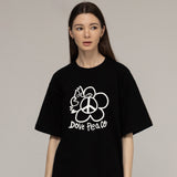 [UNISEX] Dove Piece Flower Short Sleeve T-shirt