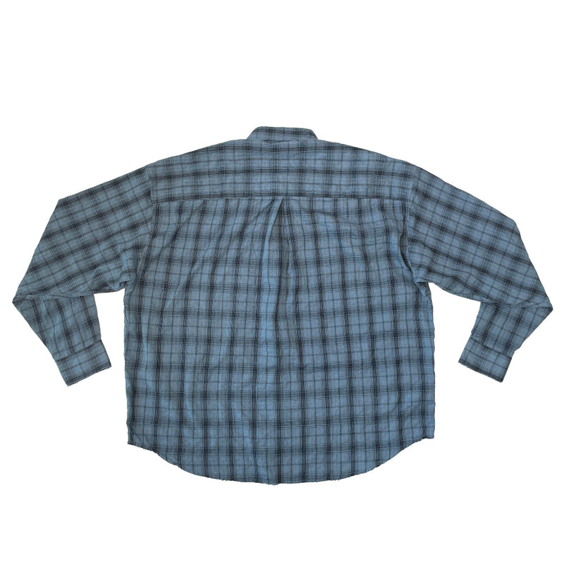 (Unisex) Destroyed check shirts
