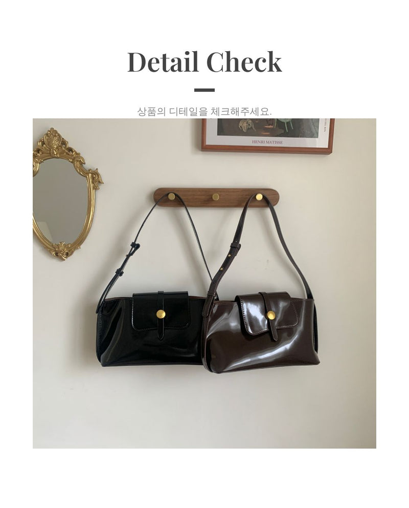 Vintage Leather Classic Shoulder Bag