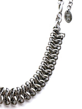 ウェーブチェーンネックレス/weave chain necklace