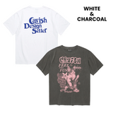 【SET】セラーロゴ半袖Tシャツ (CV2BMMT500A)(WHITE)+メガサイクロンピグメント半袖Tシャツ(CV2DMUT524A)