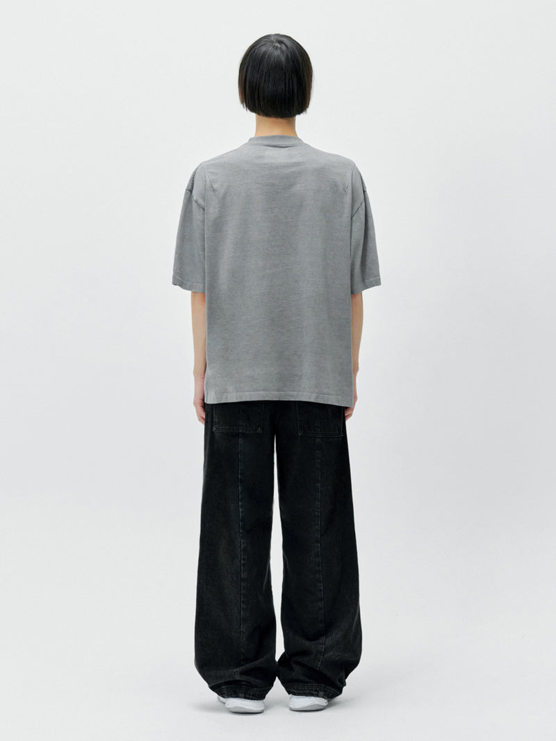 クラシックコットンTシャツ/Classic Cotton T-Shirt - Washed Grey