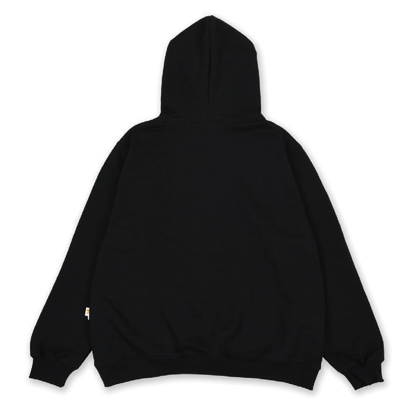 star logo graphic hoodie_black