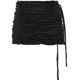 [SET] Handmade Twisted Skirt Pants (FL-237_Black)