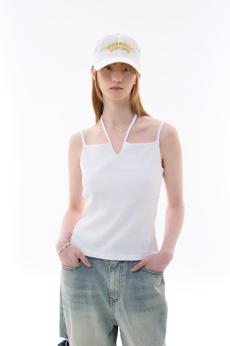 WINSOME BUSTIER SLEEVELESS / WHITE