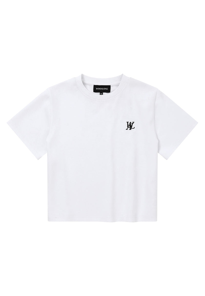 シルケットコットンTシャツ - WHITE