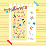 Star Yin-Yang mix sticker set (2pcs)