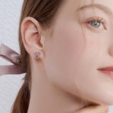 string ribbon earring