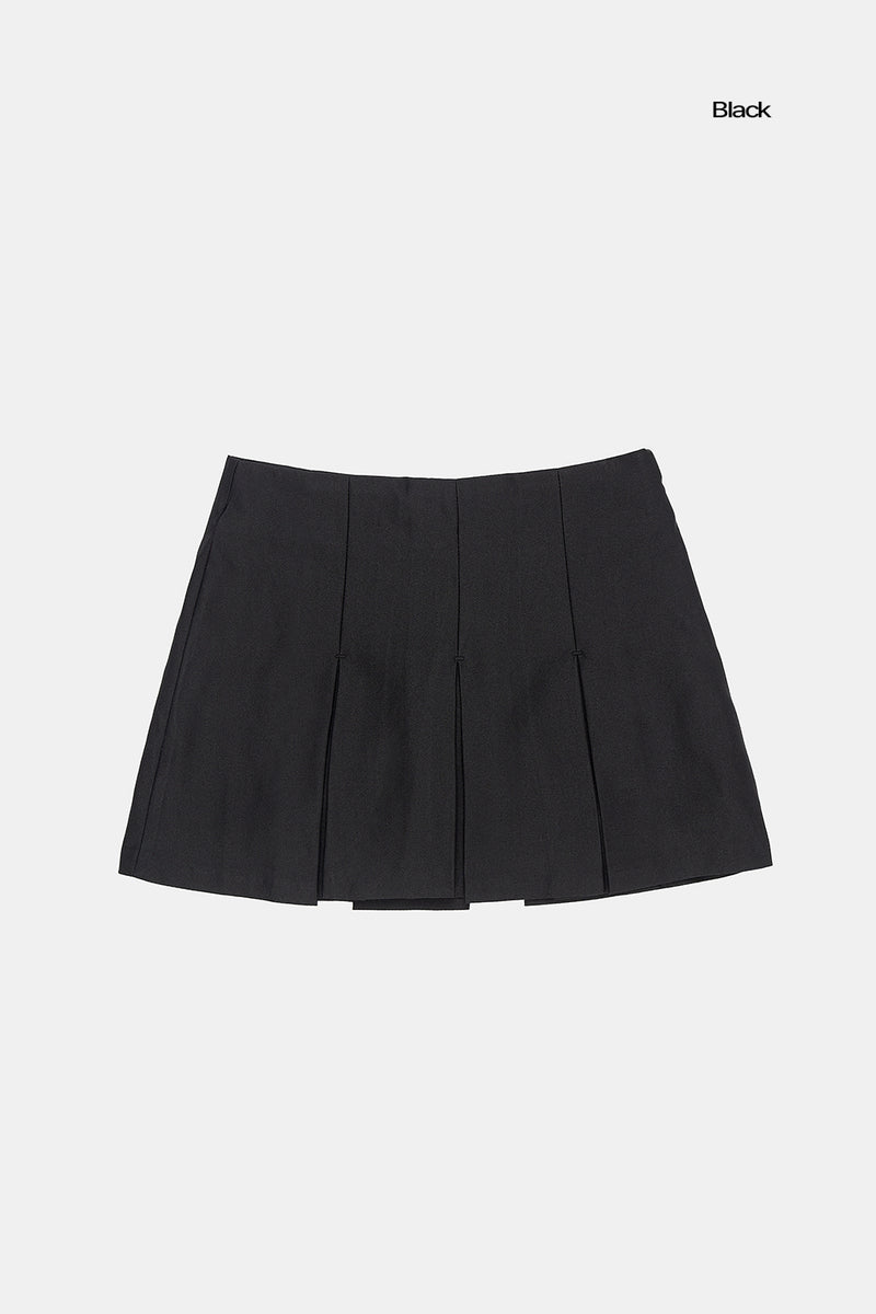 Saint pleated mini skirt pants