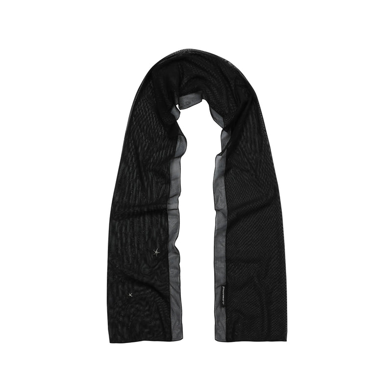 Twinkle star scarf (black)