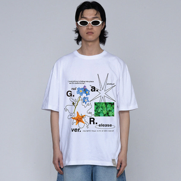 [UNISEX] G NO.1 Collage Short Sleeve T-shirt