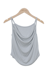 Poem Shirring Slim Cropped Sleeveless Cardigan Set (5 colors)