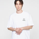 [UNISEX]クラウドボードスマイルショートスリーブドtシャツ