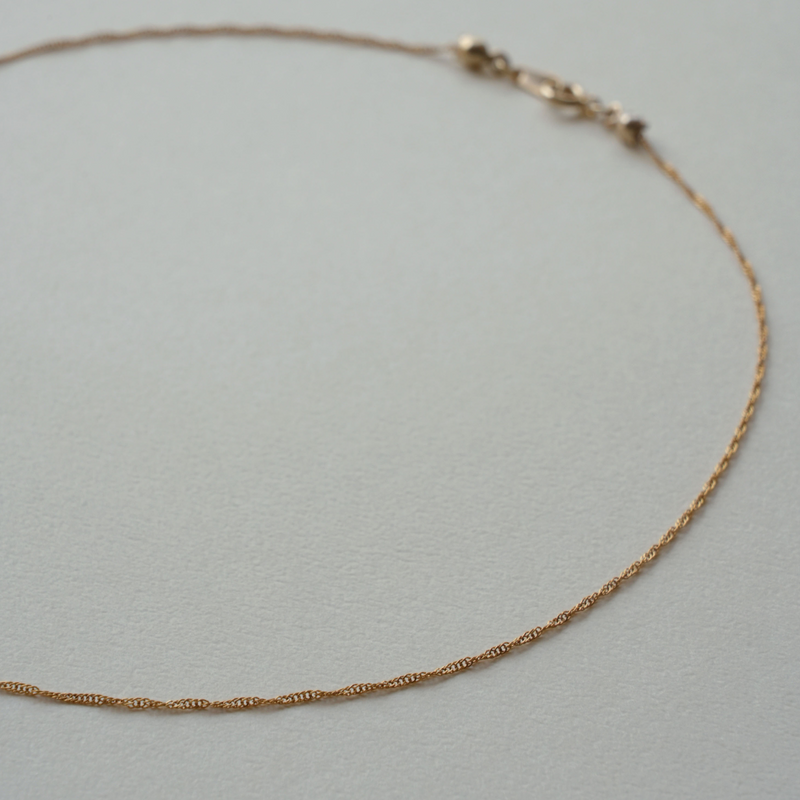 Spiral chain necklace