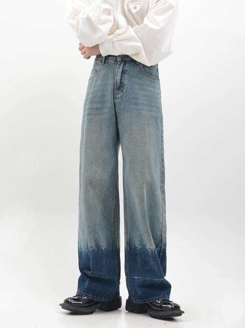 Washed Gradient Jeans