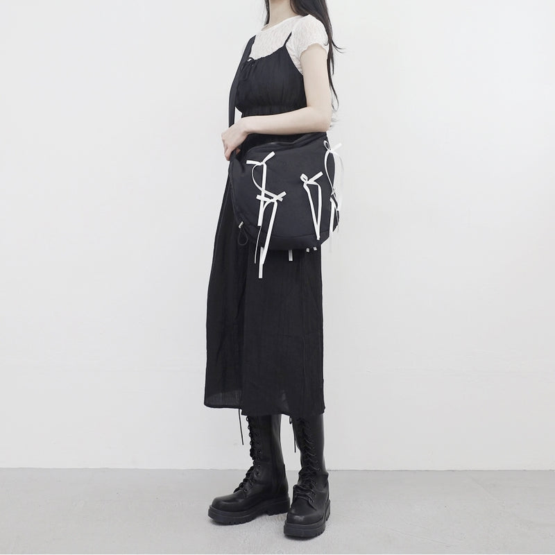 Renita Ribbon Shirring Cross Bag