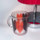 heart blur mug cup
