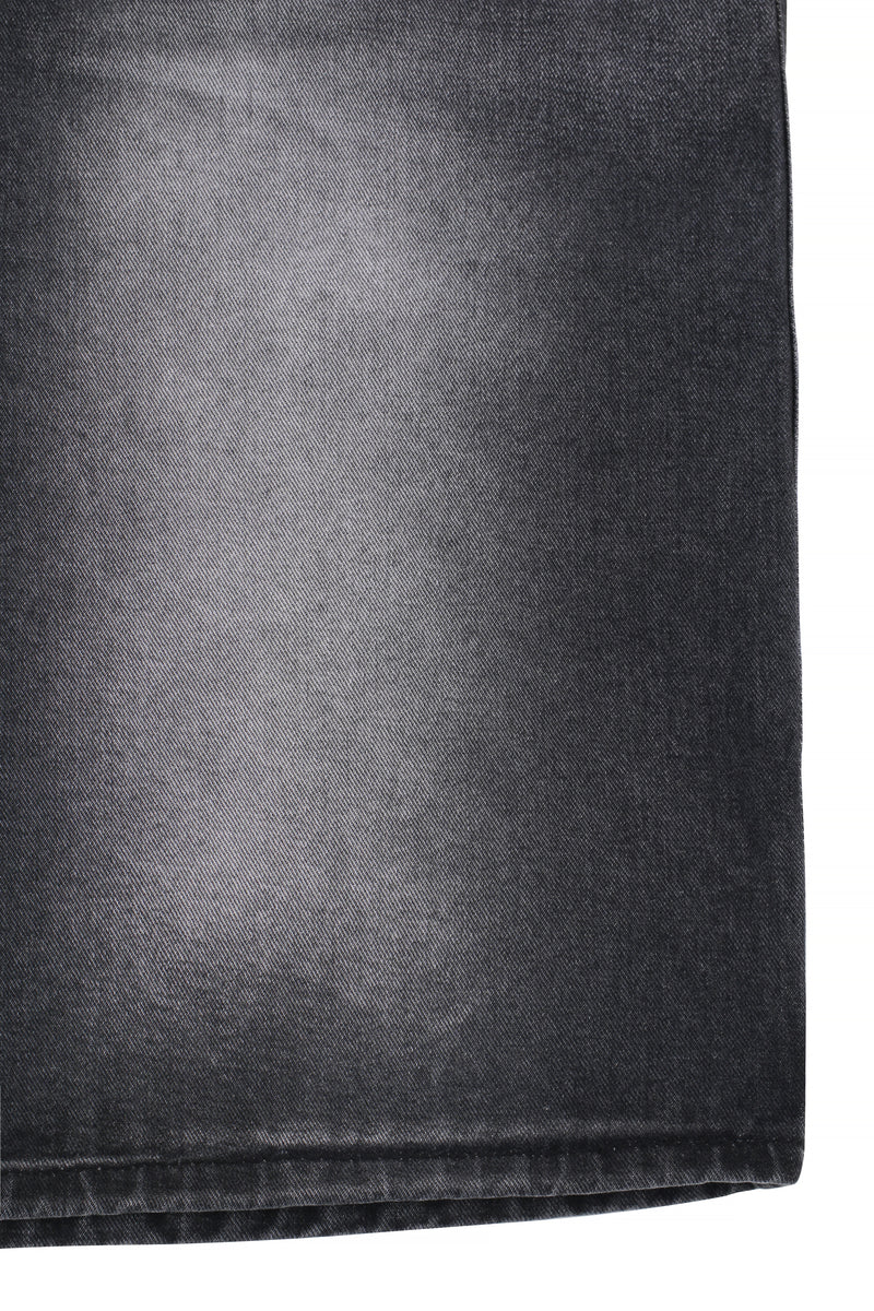 M.Deep Black Half Denim Pants [1color]