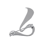 CURVED L BROOCH (SILVER)