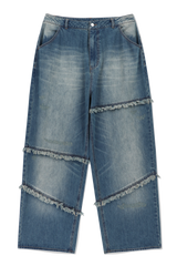 REPAIRED WIDE JEAN