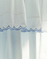 azulejo collection blue lace curtain tablecloth