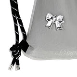 Silver Ribbon Gym Sack [Gray]