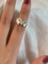 (silver925) Crumble open ring
