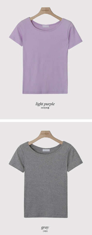 Simple & Basic Short Sleeve T-Shirt (9color)