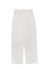 [MADE] Ownt Summer White Cotton Wide Pants