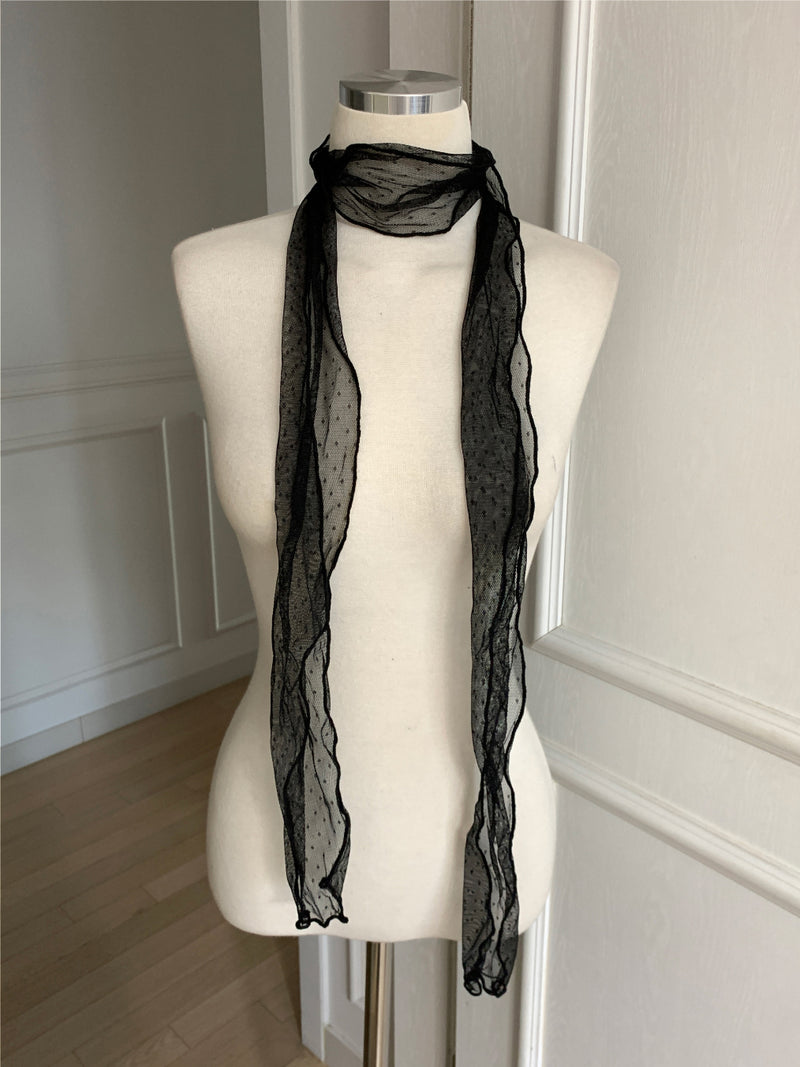 DOT TULLE SCARF