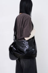 Vayne wrinkle leather cross bag