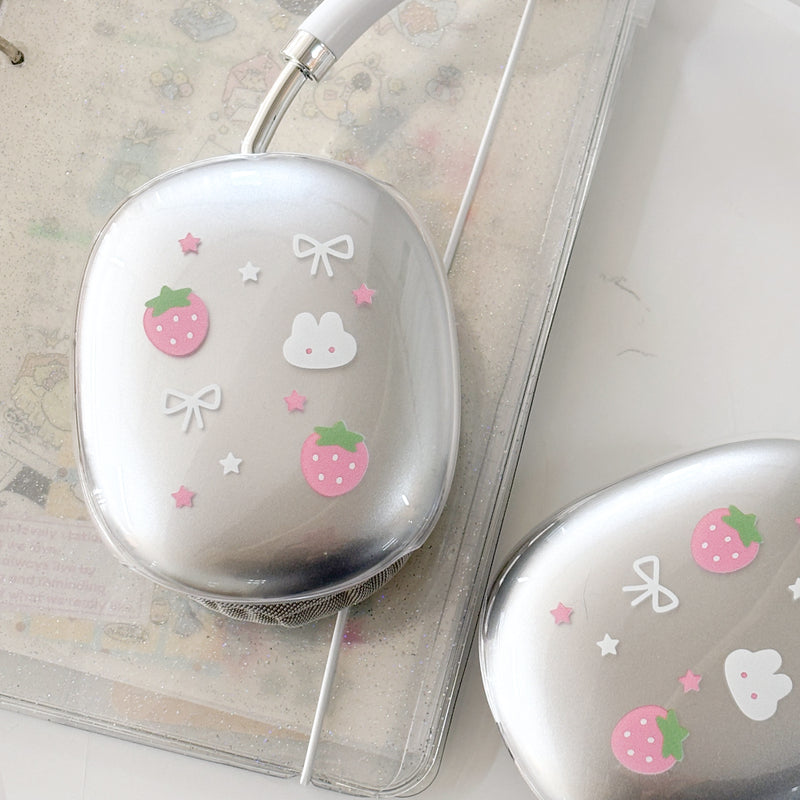[AirPods Max] Strawberry hard case (1set)
