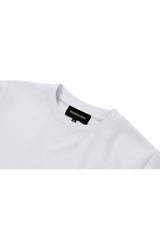 シルケットコットンTシャツ - WHITE