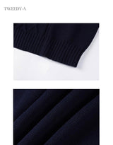 Muir Shoulder Ribbon Point Short-Sleeved Knit Top  2 colors
