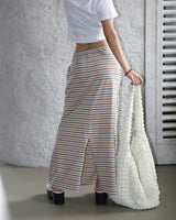 Stripe Juri Maxi Long Skirt