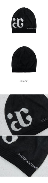 ac logo beanie black